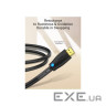 Кабель HDMI M-M, 8.0 м, V2.0, Engineering 4K 60Гц 18Gbps HD 7.1 PVC Black Vention (AAMBK)