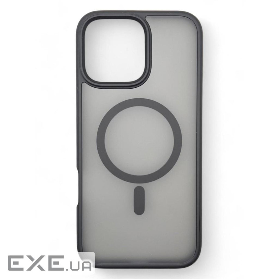 Чeхол-накладка BeCover Metal Buttons Case MagSafe для Apple iPhone 16 Pro Max Black (712099)