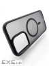 Чeхол-накладка BeCover Metal Buttons Case MagSafe для Apple iPhone 16 Pro Max Black (712099)