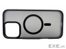 Чeхол-накладка BeCover Metal Buttons Case MagSafe для Apple iPhone 16 Pro Max Black (712099)