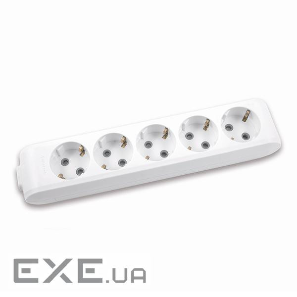 Колодка для подовжувача Panasonic X-tendia 5 гнізда grey (WLTB04502GR-UA)