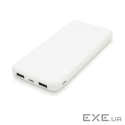 Power Bank HOCO J100 10000mAh, USB+Type-C, 2A, White, 0.260kg, Box (HOCO J100 / W)