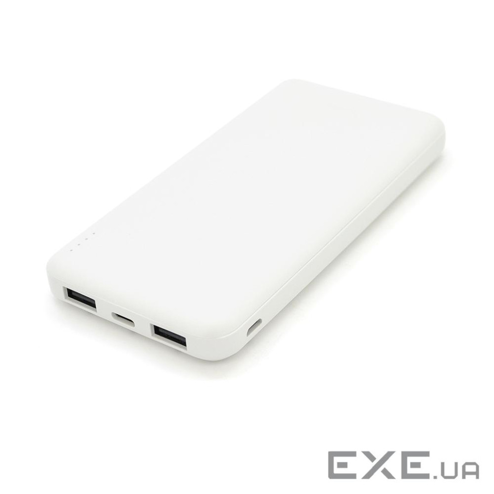 Power Bank HOCO J100 10000mAh, USB+Type-C, 2A, White, 0.260kg, Box (HOCO J100 / W)