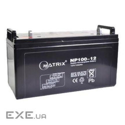 Акумуляторна батарея MATRIX NP100-12 (12В, 100Ач)