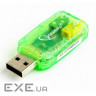 Перехідник USB2.0-Audio Gembird (SC-USB-01)