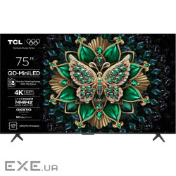 Телевізор TCL 75C6K