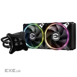 EVGA Fan 400-HY-CX24-V1 CLCx 240mm All-In-One LCD CPU Liquid Cooler Retail
