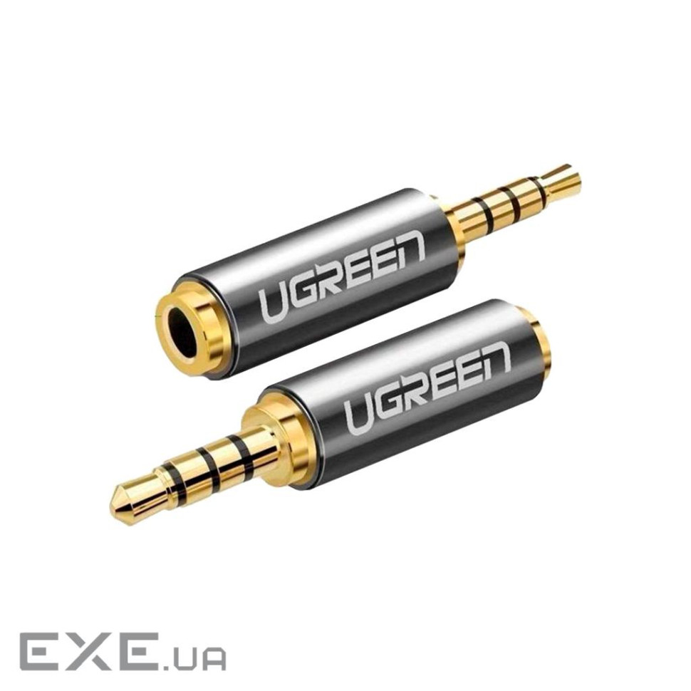 Перехідник 2.5mm M to 3.5mm F adapter black Ugreen (20501) (90401989)