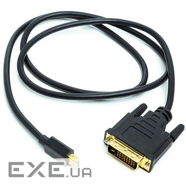 Кабель POWERPLANT Mini DisplayPort - DVI Black (CA912148)