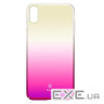 Чехол Baseus для iPhone X/Xs Glaze pink (WIAPIPHX-GC04)