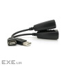 Подовжувач VOLTRONIC USB 2.0 по кручений парі до 50м (RJ-45<->AM+RJ-45<->AF) (YT-EC USB-RJ-45/M+RJ-45)