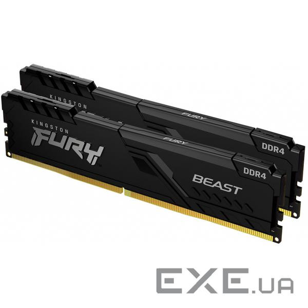 Набір пам'яті KINGSTON FURY Beast DDR4 3200MHz 32GB Kit 2x16GB (KF432C16BBK2/32)