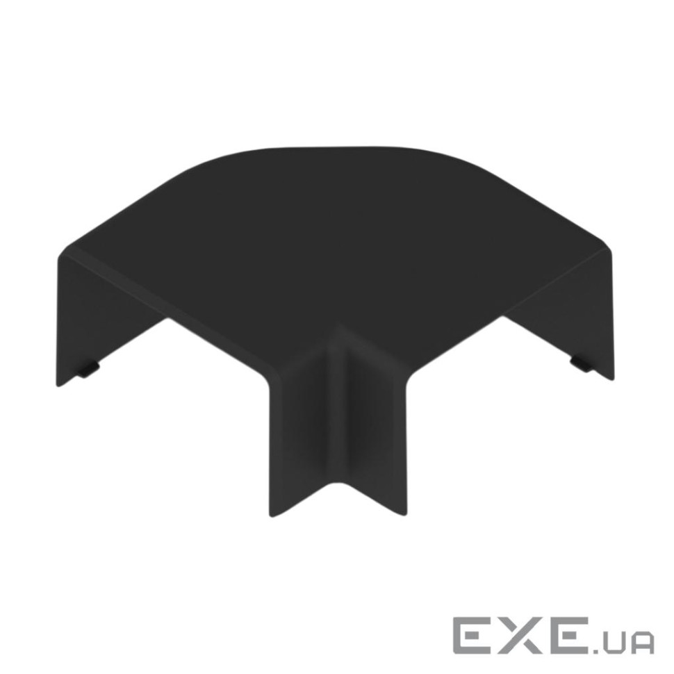 Кут прямий для PK 90х55 D , чорного кольору, Серія PK, ПВХ (8403_FB) (8403_FB)