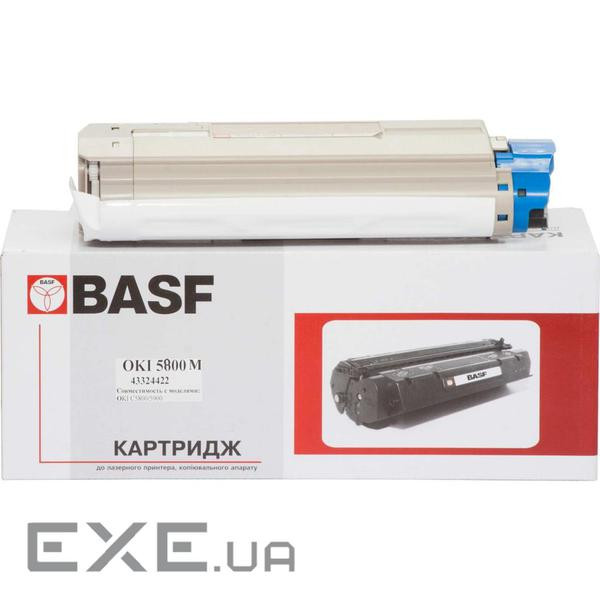 Тонер-картридж BASF OKI C5800/5900 Magenta 43324422 (KT-C5800M-43324422) (BASF-KT-C5800M-43324422)