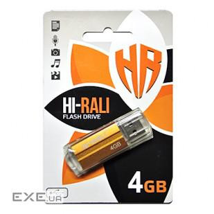 Флеш-накопичувач Hi-Rali 4 GB Corsair series Bronze (HI-4GBCORBR)
