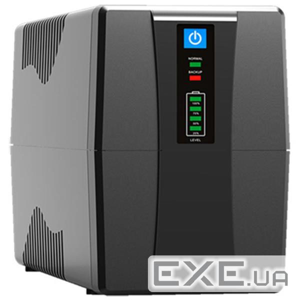 ДБЖ FrimeCom VP-600, Line Int., AVR, 2 x евро, LED, пластик