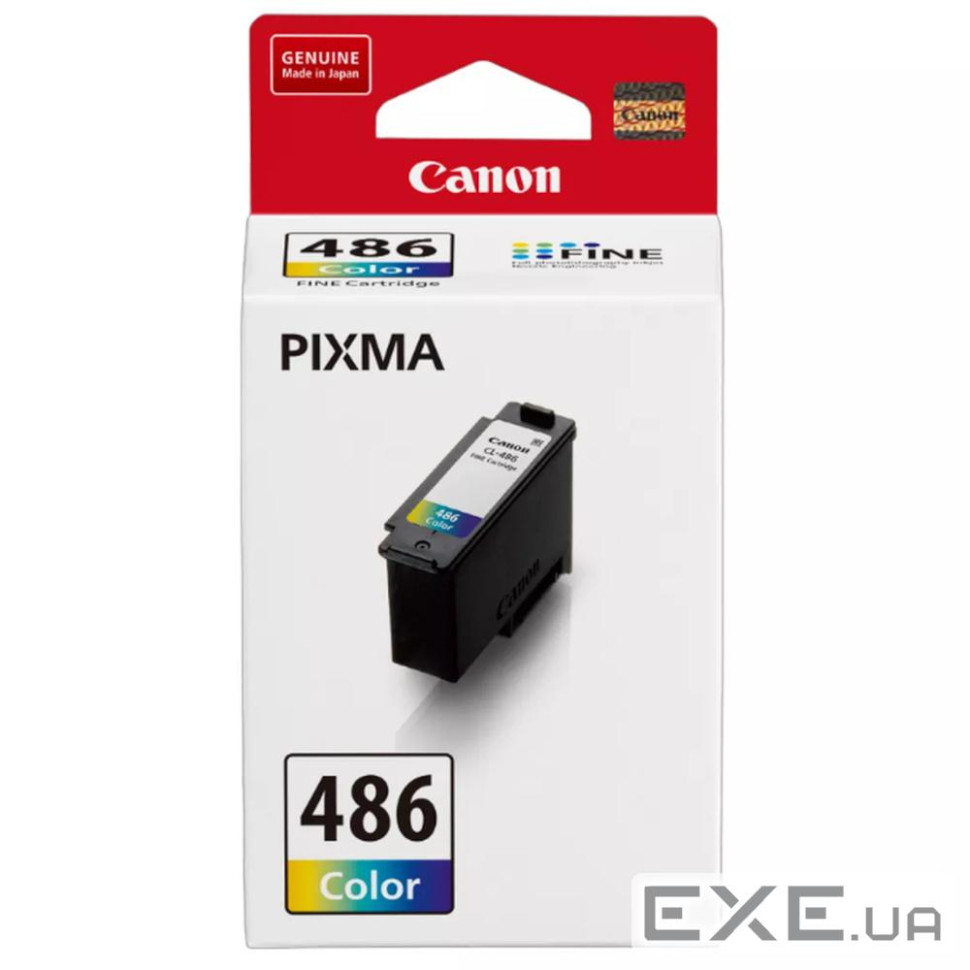 Картридж кольоровий для TS7640i, TS7740i CANON CL-486 (6225C001AA)