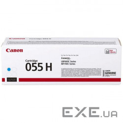 Картридж Canon 055H Cyan 5.9K (3019C002)