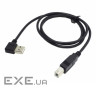 Кабель для принтера USB 2.0 AM/BM 3.0m 90 corner black Ritar (YT-AM/BM90-3.0B) ( (YT-AM/BM90°-3.0B)