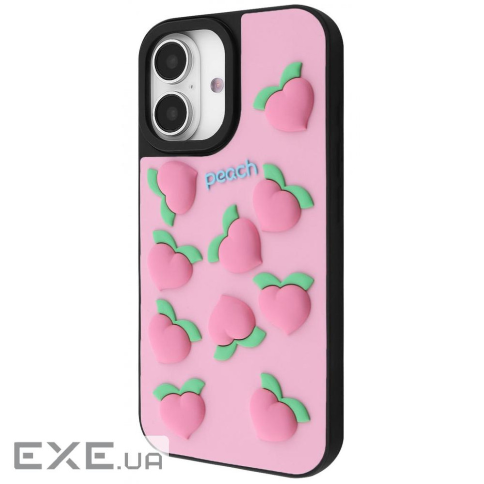 Чехол WAVE Doodle Case iPhone 16 peach (63530 peach)