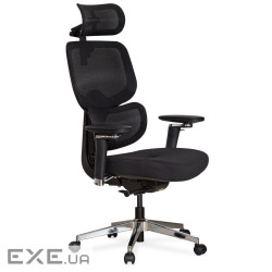 Офісне крісло Mealux D2 Air Fabric Black (HF-D2 F/B)
