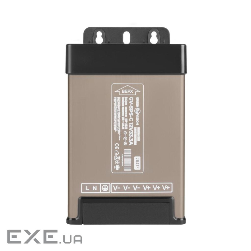 Імпульсний блок живлення GV-SPS-C 12V33.3A (400W) (20473)