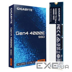 SSD диск GIGABYTE Gen4 4000E 250GB M.2 NVMe (G440E250G)