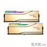 Модуль пам'яті G.SKILL Trident Z5 Royal DDR5 6400MHz 32GB Kit 2x16GB Gold (F5-6400J3039G16GX2-TR5G)
