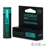 Акумулятор 18650 3400mAh Li-Ion, protect, color box/1шт Videx (18650-P/3400/1CB)