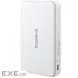 Зовнішній акумулятор Baseus Airpow Ⅱ Qi2 Magnetic Power Bank 10000mAh 22.5W Moon W (P10080000213-00)