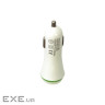 Зарядний пристрій Patron 2xUSB 2A/1A white (PN-2USB-CAR-WH)
