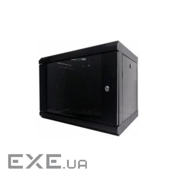 Шафа настінна Hypernet 9U 19" 600x500 (WMNC-500-9U-FLAT-BLACK)