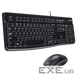 Комплект (клавіатура, миша ) Logitech MK120 Black USB (920-002562)