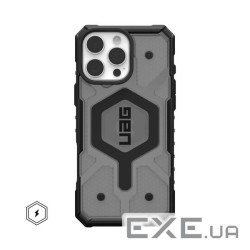 Чохол UAG для iPhone 16 Pro Max, Pathfinder Clear Magsafe, Ash (114465113131)