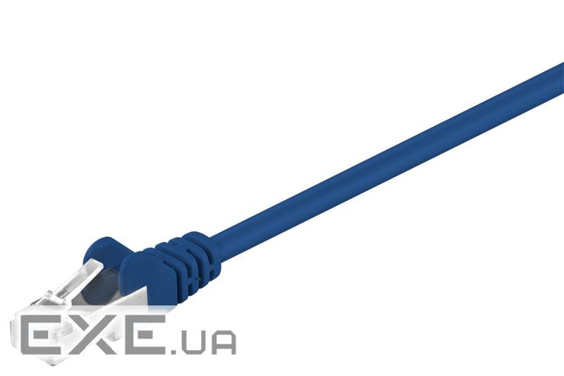 Патч-корд фольгований RJ45 FTP5e 0.5m,patch AWG26 D=5.5mm Gold Protect,синій (75.05.0157-10) (75.05.0157-10)