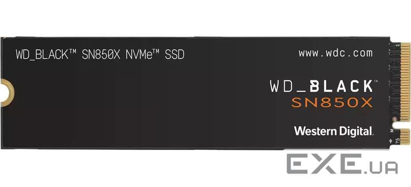 SSD накопичувач WD Black SN850X 1 TB (WDS100T2X0E) (WDBB9G0010BNC-WRWM)