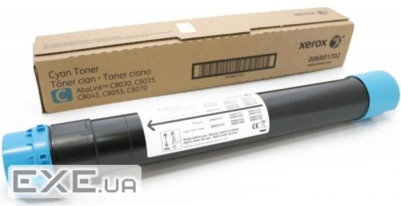 Тонер-картридж Xerox AL C8030/8035/8045/8055/8070 Cyan 15К (006R01702)