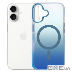 Чохол до мобільного телефона BeCover FIBRA Shock-Proof MagSafe Apple iPhone 17 Blue (715440)