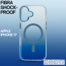 Чохол до мобільного телефона BeCover FIBRA Shock-Proof MagSafe Apple iPhone 17 Blue (715440)