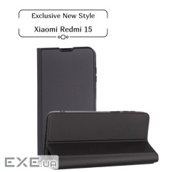 Чохол до мобільного телефона BeCover Exclusive New Style Xiaomi Redmi 15 4G (171mm) EU Black (713915