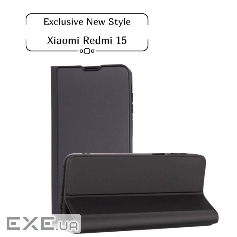 Чохол до мобільного телефона BeCover Exclusive New Style Xiaomi Redmi 15 4G (171mm) EU Black (713915