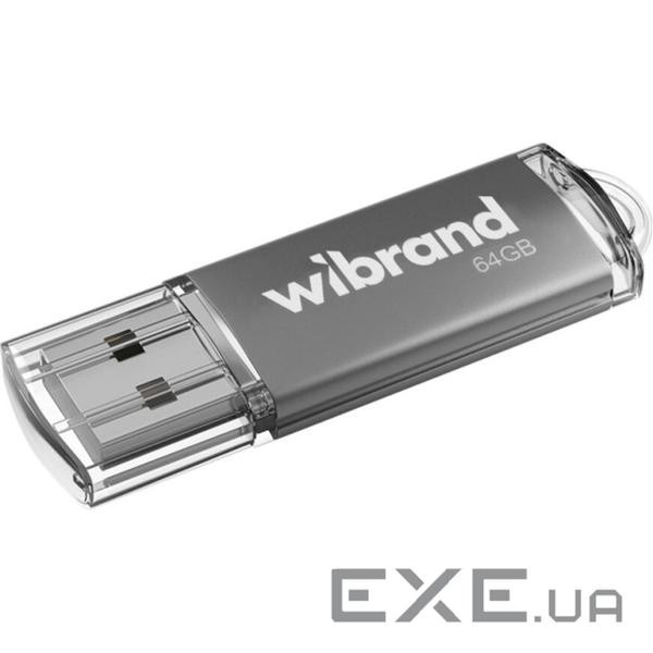 Флешка WIBRAND Cougar 64GB USB2.0 Silver (WI2.0/CU64P1S)