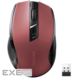 Миша UGREEN MU006 Ergonomic Wireless Red (25752)