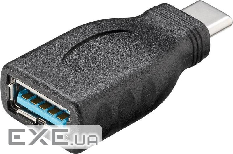 Перехідник обладнання USB Type-C-3.0A M/F,(USB3.0) адаптер OTG Black,чорний (75.04.5395-1) (75.04.5395-1)