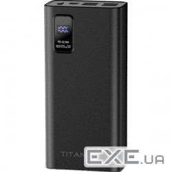 Повербанк TITANUM 728S 30000mAh Black (TITANUM 728S 30000mAh 22.5W Black)
