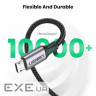 Дата кабель USB 2.0 AM to Micro 5P 1.0m US290 Aluminum Braid Black Ugreen (60146)
