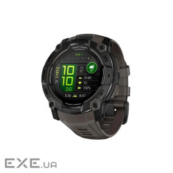 Смарт-годинник Garmin Instinct 3, 50mm, AMOLED, Black Bezel with Charcoal Band, GPS (010-03020-00)