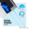 Кабель ACCLAB AL-CBCOLOR-L1BL USB - Lightning (M/M), 1.2 м , Blue (1283126518188)