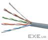 Кабель cat.5e U/UTP, 4х2х24 AWG (305м) сірий ZZKM 7091001 ZZKM 7091001
