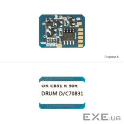 Чип для картриджа OKI 831/841/822 Black, DRUM АНК (1800955)
